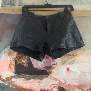 Zadig et Voltaire LEATHER shorts!